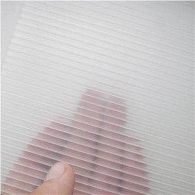 Võlvitud polüpropüleenist gofreeritud plastikust lehed